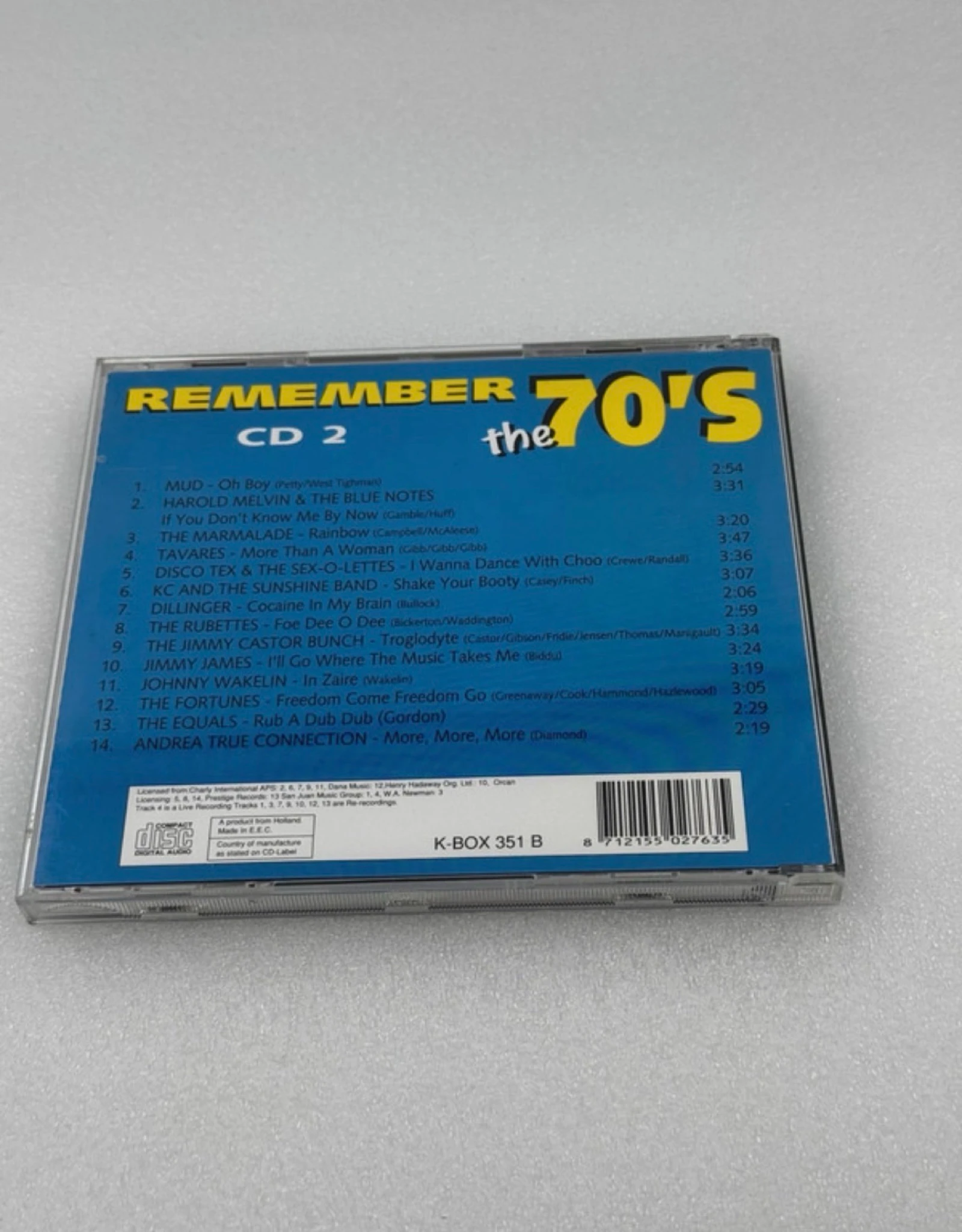 Recuerda los 70's CD - Varios Artistas – photo 2